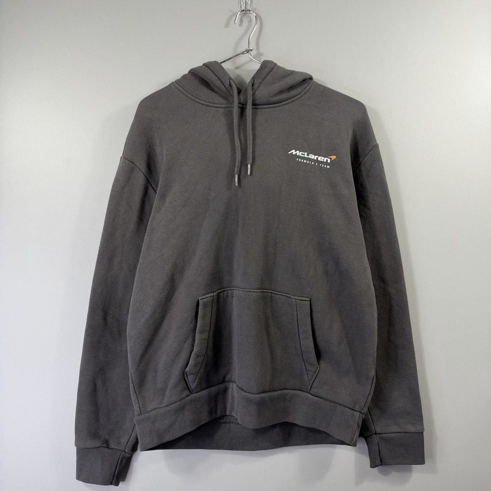 McLaren Formula 1 Team Hoodie Mens Small Gray Racing F1 MCL60 Hollister